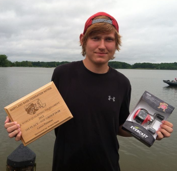 Justin with Plaque and MD Terripin Reel